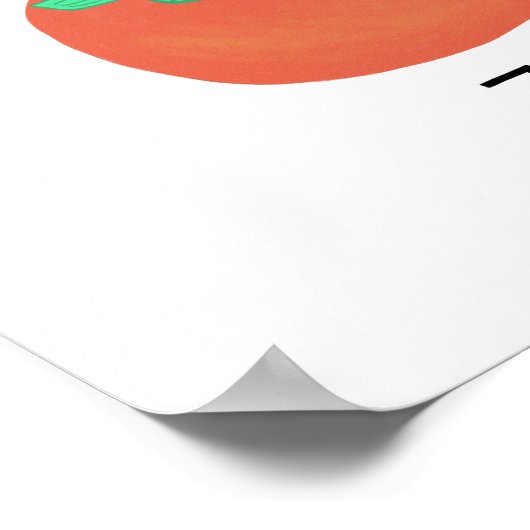 Poster Fruits Flash Cartes Coréen Fruit Fruit (Coin)