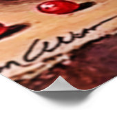 Poster Fruits frais dans un parfait mélange de design (Coin)