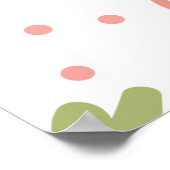 Poster Fruits fraises arrière - plan (Coin)