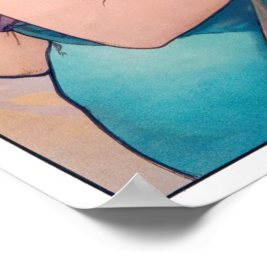 Poster Fruits, Mucha (Coin)