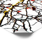 Poster Fruits rouges ou fraises (Coin)