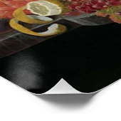Poster Fruits rustiques Rencontrez le coucher de soleil (Coin)