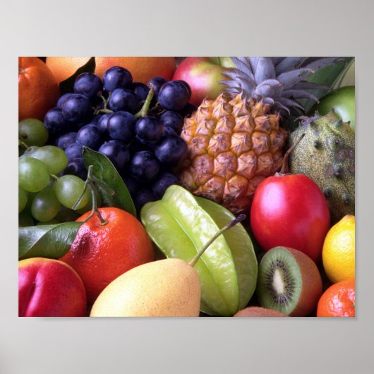 Poster Fruits Tropicaux (Devant)