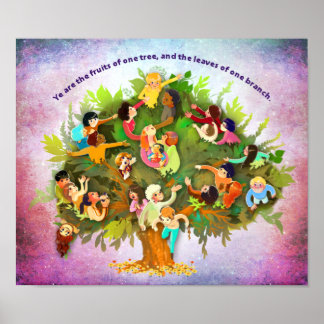 Poster Fruits Un arbre