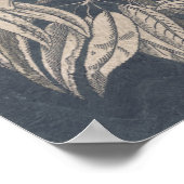 Poster Fruits vintages et fleurs I (Coin)