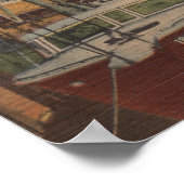 Poster Ft. Lauderdale, FL - New River View & Drawbridge (Coin)