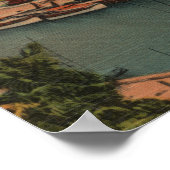 Poster Ft. Lauderdale, FL - Vue de New River & Court (Coin)