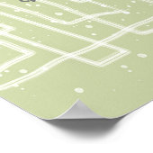 Poster fuan et funky art en ligne mousse verte ajouter un (Coin)
