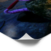 Poster Fubby avec un siffleur en bord de mer. (Coin)