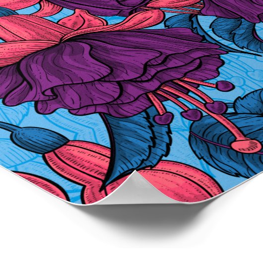 Poster Fuchsia (Coin)