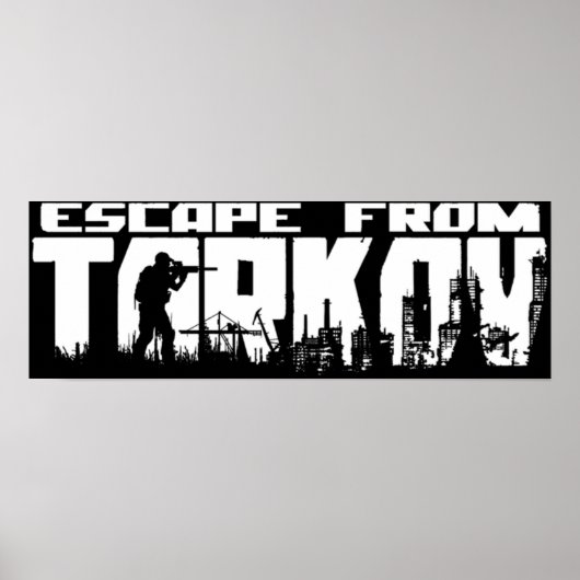 Poster Fuir Du Logo De Tarkov (Devant)