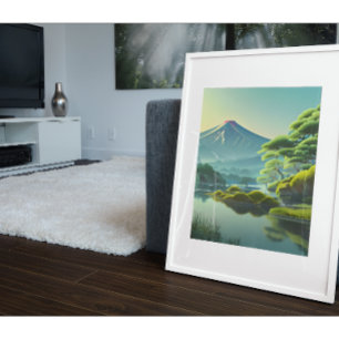 Poster Fuji De Tago Bay - Paysage Japonais Wallart