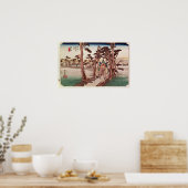 Poster Fuji de Yoshiwara (Cuisine)