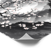 Poster "Fuji et Sakura" (Coin)