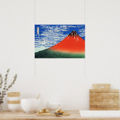 Poster Fuji Hokusai Ukiyo-e Art japonais (Cuisine)