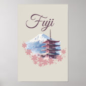 Poster FUJI mountain design  (Devant)