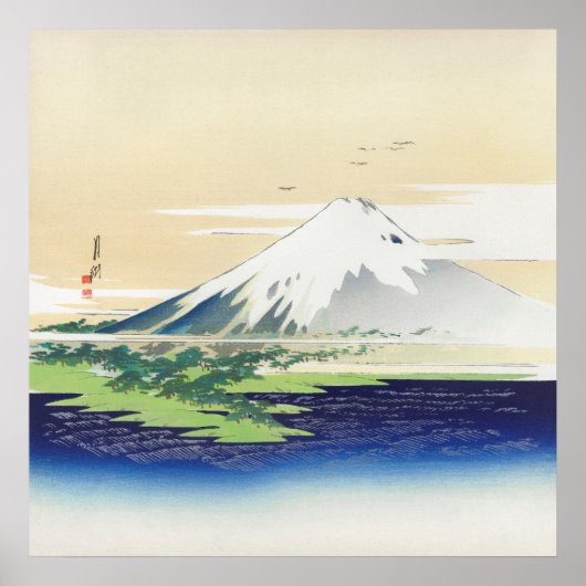 Poster Fuji par Ogata Gekko (1900-1910) (Devant)