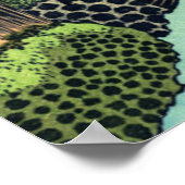 Poster Fuji vu par le pont Mannen à Fukagawa (Coin)