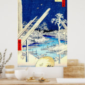 Poster Fukagawa Lumberyard 1856 (Cuisine)