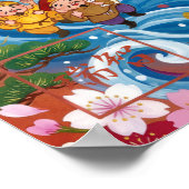 Poster Fuku: Calligraphy "Good Fortune"260020002 (Coin)