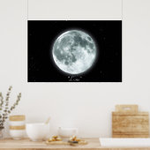 poster "FULL MOON ("Luna")" (Keuken)