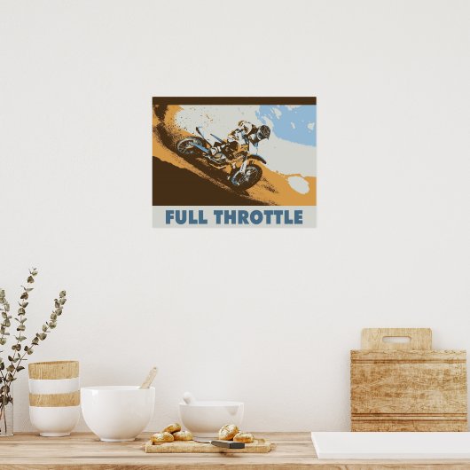 Poster Full Throttle 16x20 (Cuisine)