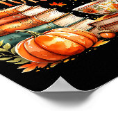 Poster Fully Booked For Fall Cozy Autumn Reading Gift (Coin)