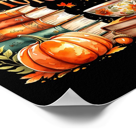 Poster Fully Booked For Fall Cozy Autumn Reading Gift  (Coin)