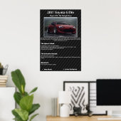 Poster Fully custom Car Show Spec Board (Bureau à domicile)