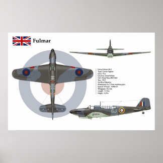 Poster Fulmar 803e Escadron