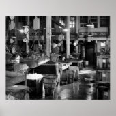 Poster Fulton Fish Market : 1954 (Devant)