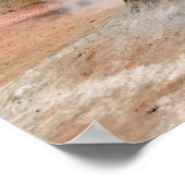 Poster Fumarole, zone géothermique de Hverir, Islande (Coin)