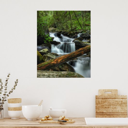 Poster Fumé Mountain Stream (Cuisine)