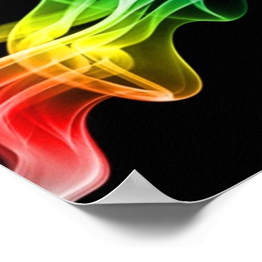 Poster fumée arc en ciel (Coin)