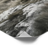 Poster Fumée Cheval Plateau Venté (Coin)