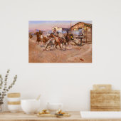 Poster Fumée d'un. 45 par Charles Marion Russell (Cuisine)