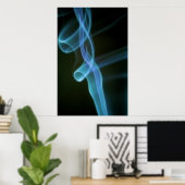 Poster Fumée liquide (Bureau à domicile)