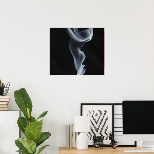 Poster Fumée noire (Bureau à domicile)