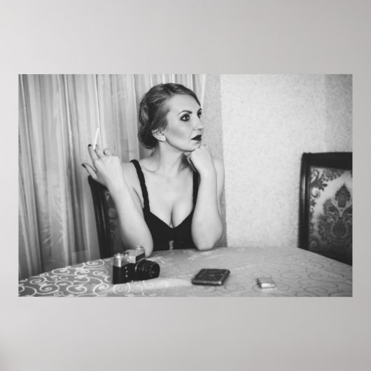 Poster Fumée rétro (Devant)