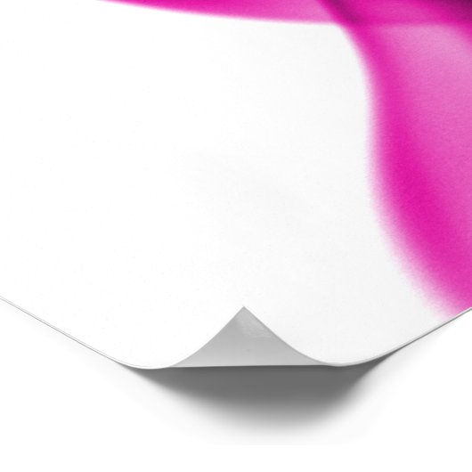 Poster Fumée rose (Coin)