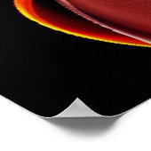 Poster Fumée Rouge Blanc Sauver Une Vie Et Vape Imprimer (Coin)