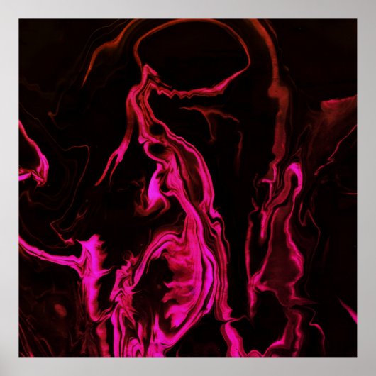 Poster Fumée rouge foncé obsédante d'un amour lointain su (Devant)