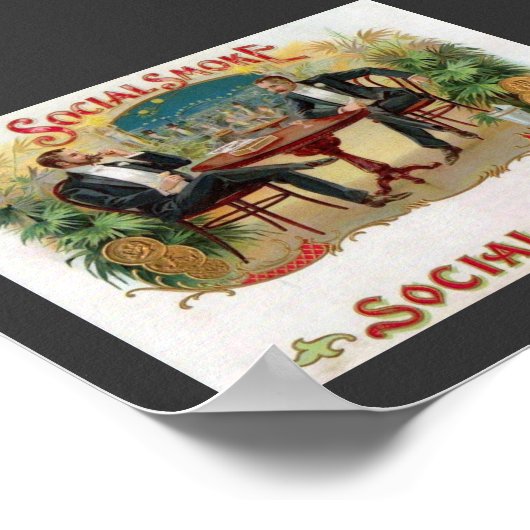 Poster Fumée sociale (Coin)