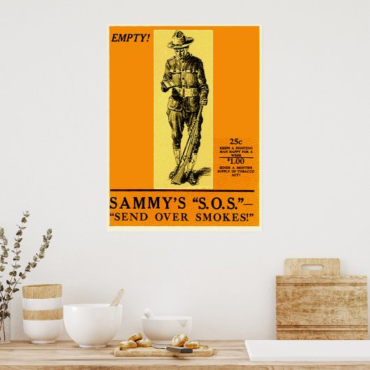 Poster Fumées - Imprimer (Cuisine)