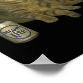 Poster Fumer drôle Mème Chat Cigarette Kitten Boire B (Coin)