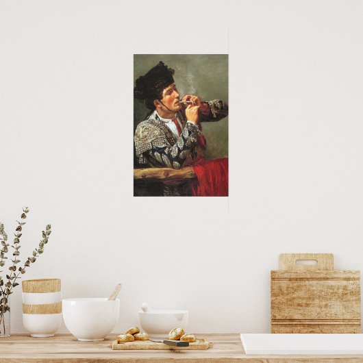 Poster Fumer Matador (Cuisine)