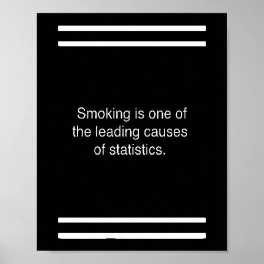 Poster fumer un (Devant)