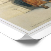 Poster Fumer un cheikh arabe, illustration de "Le Val (Coin)