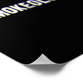 Poster Fumeur amusant' - Grill Bbq (Coin)