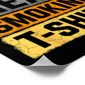 Poster Fumeur Bbq C'Est Ma Viande Fumer (Coin)